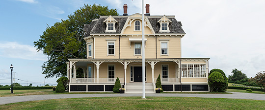 The Eisenhower House at Fort Adams State Park
